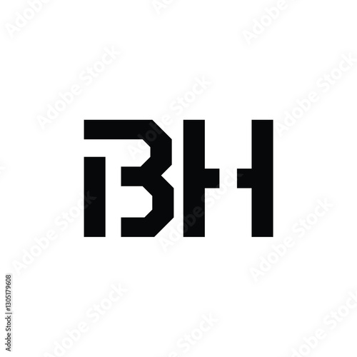 BH monogram logo design letter text name symbol monochrome logotype alphabet character simple logo Free Download BH monogram logo design letter text name symbol monochrome logotype alphabet character simple logo - GFXLoad