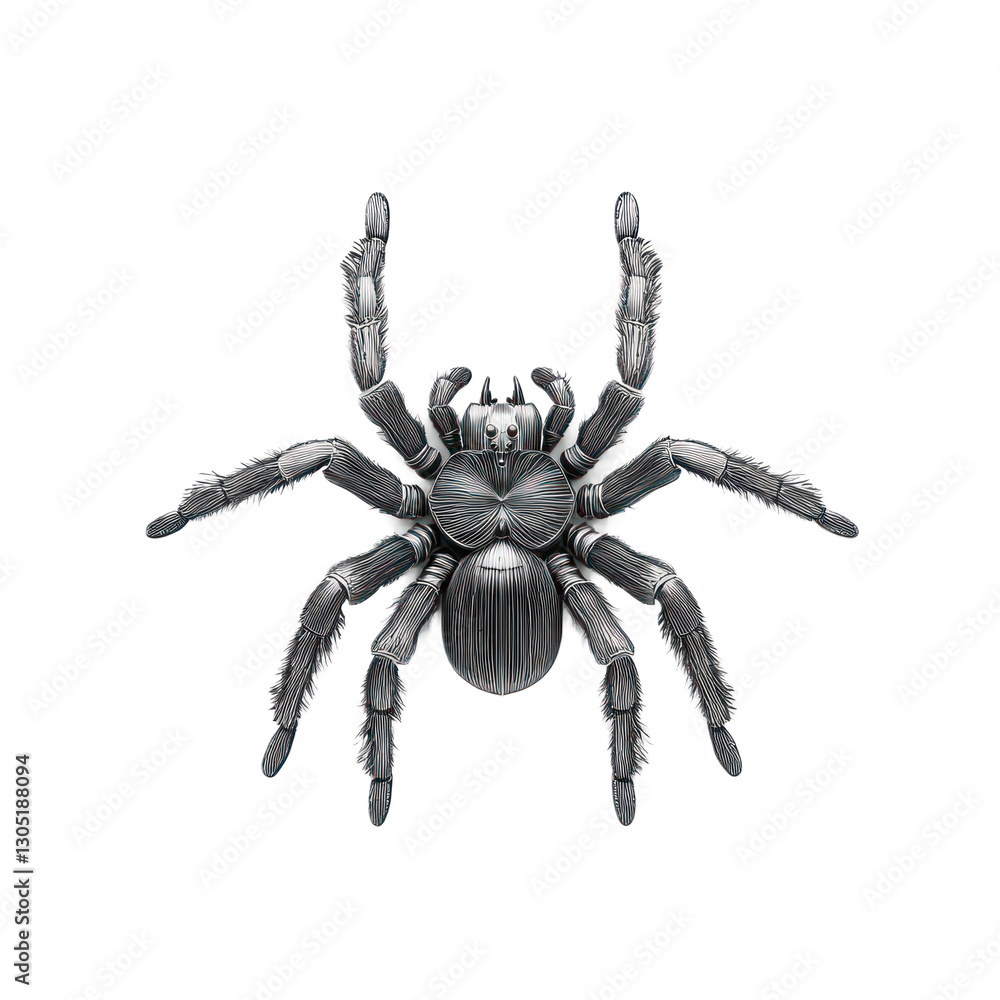 Obraz premium 3D icon of Tarantula isolated on transparency background