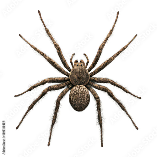3D icon of Huntsman spider isolated on transparency background
