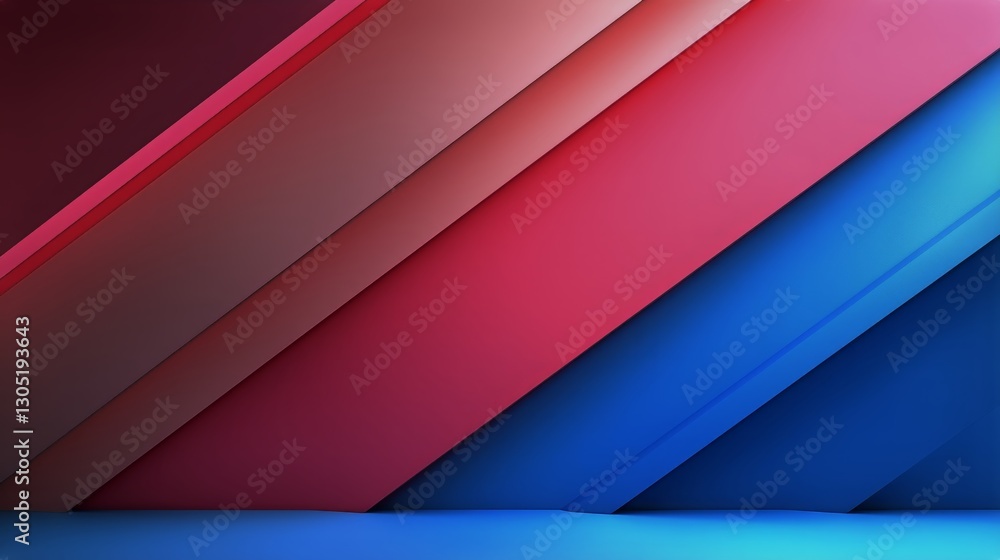Fototapeta premium Colorful Abstract Shapes Create Dynamic Visual Interest in Modern Design Artwork