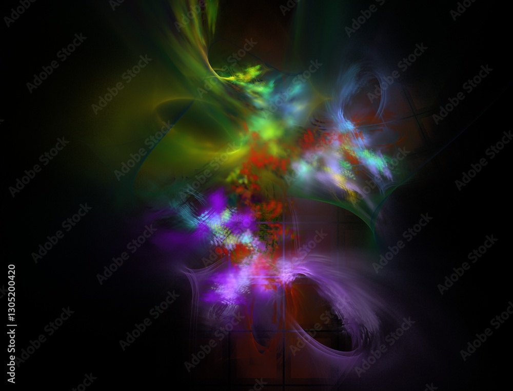 Fototapeta premium Imaginatory fractal abstract background Image