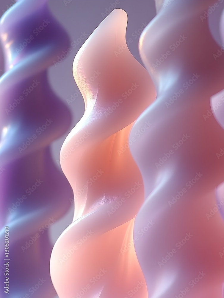 Abstract swirls of pastel colors Abstract swirls of pastel colors