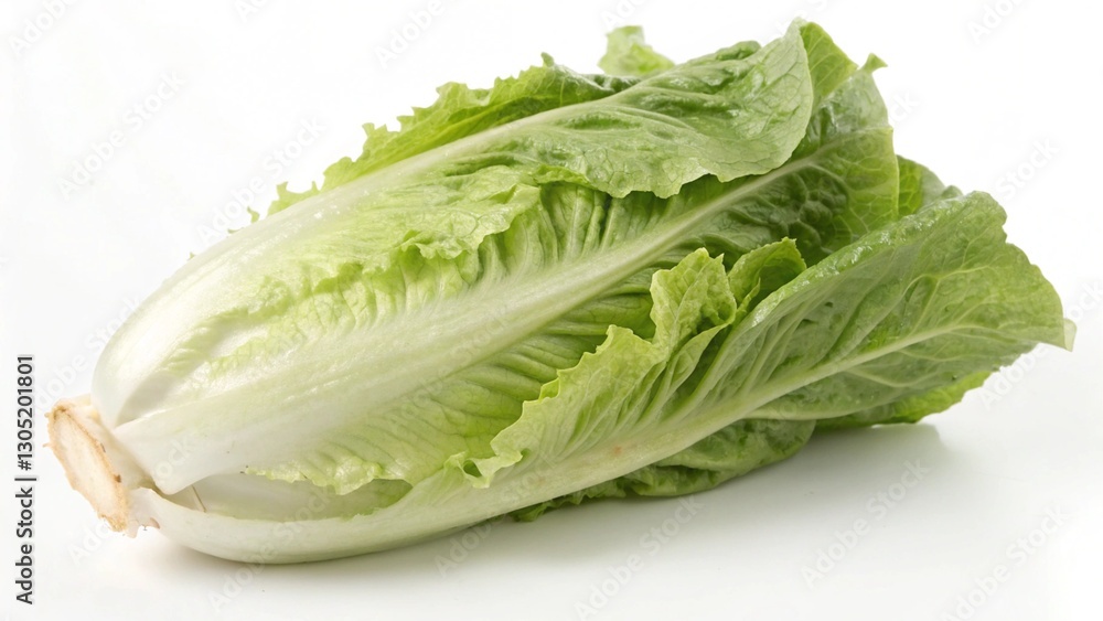 Lettuce On White Background Lettuce On White Background