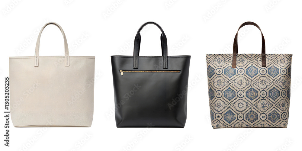 Two Varieties of Shopping Bag on White, Convenient and Eco-Friendly Shopping Tote, PNG Transparent Two Varieties of Shopping Bag on White, Convenient and Eco-Friendly Shopping Tote, PNG Transparent