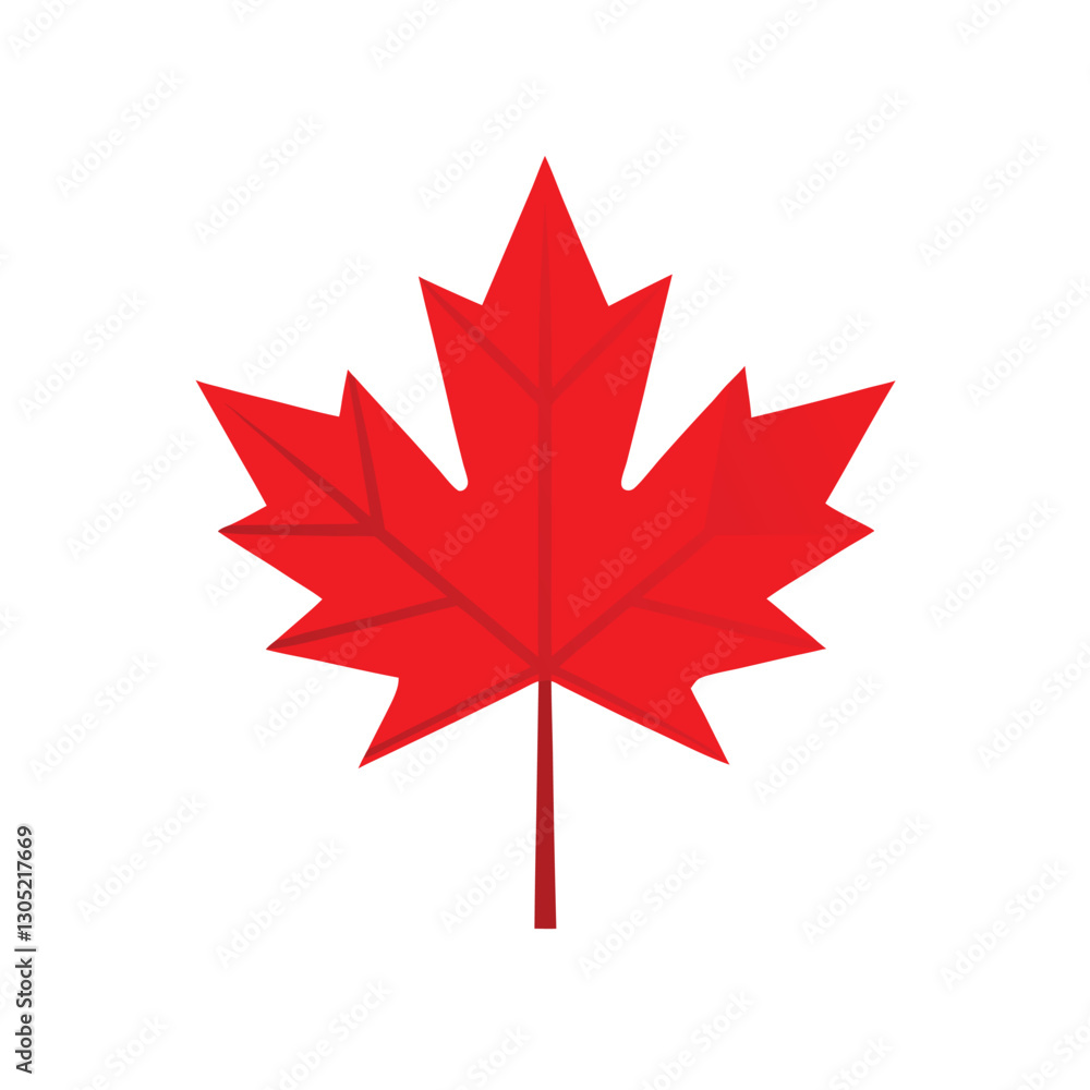 a canadian red maple leaf on a white background.eps a canadian red maple leaf on a white background.eps