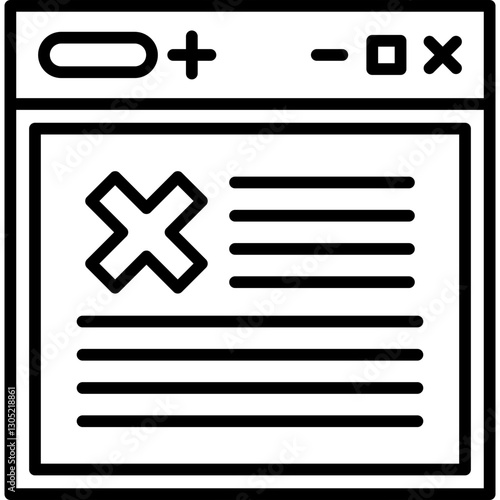 Web Rejected Icon
