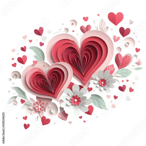 valentine hearts background