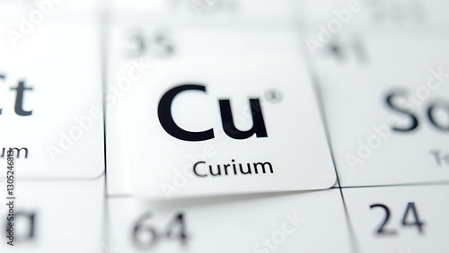 simple icon curium white periodic table
