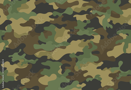 
modern camouflage seamless pattern, army background, vector illustration for print, urban design