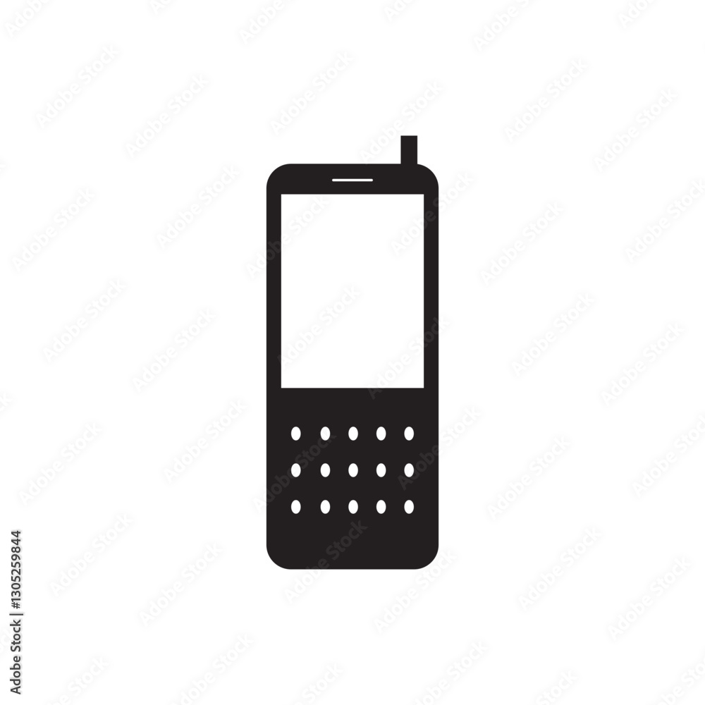 Smartphone / smart phone flat icon for websites Smartphone / smart phone flat icon for websites