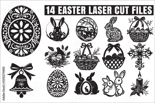 Laser Cut Easter Basket Design