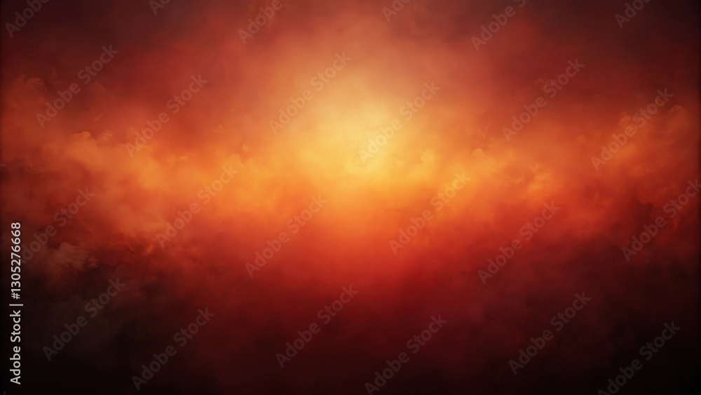 Naklejka premium Dark red gradient background from light to dark shades with subtle texture and mist effect in a mysterious atmosphere , texture, warm colors