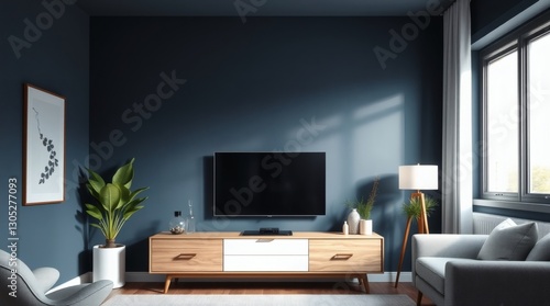 Wallpaper Mural Modern Blue Living Room: TV Wall & Interior Design - Contemporary Home & Furniture


 Torontodigital.ca