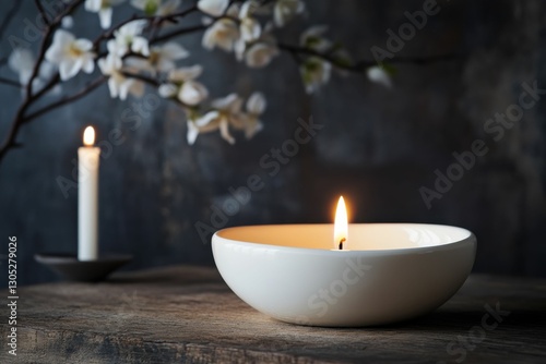 Holy Saturday. Holly Week Concept with Inspiration Quote and Candlelit Resurrection