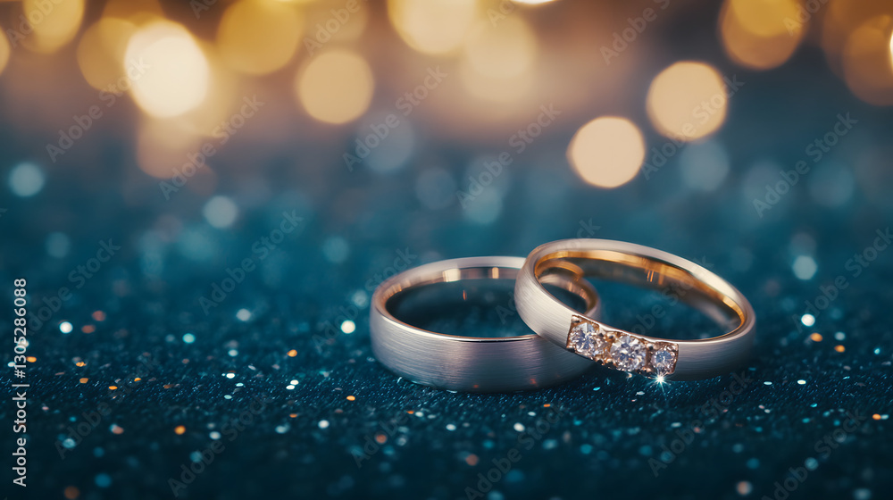 Two Elegant Wedding Rings Placed on a Velvet Surface, Soft and Luxurious
Two Elegant Wedding Rings Placed on a Velvet Surface, Soft and Luxurious