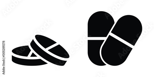Pills vector icon