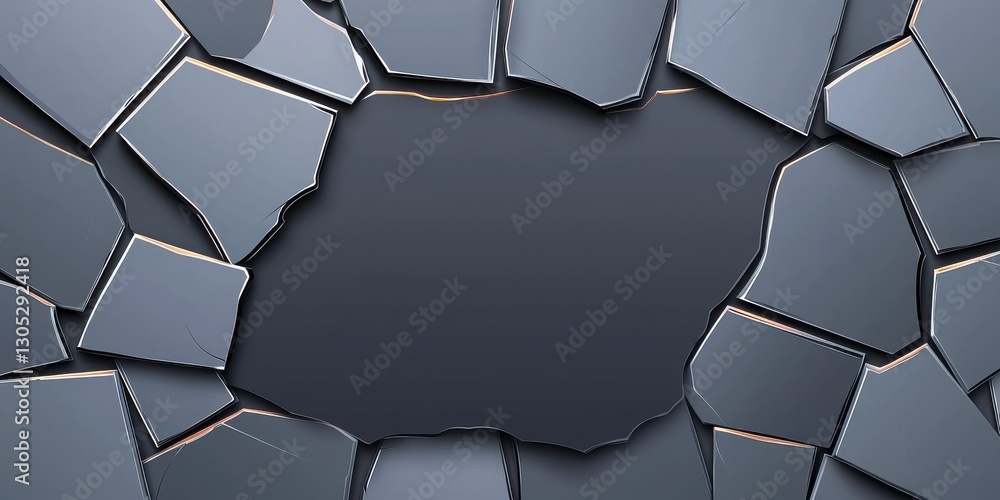 Cracked Surface with Dark Center Space for Your Creative Ideas Cracked Surface with Dark Center Space for Your Creative Ideas