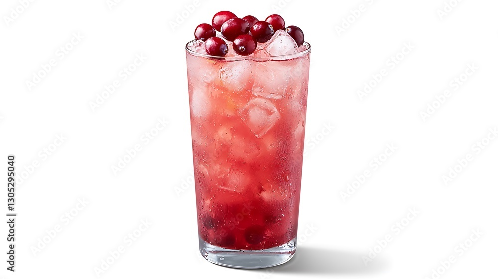 custom made wallpaper toronto digitalA glass of cranberry juice with ice cubes in it
