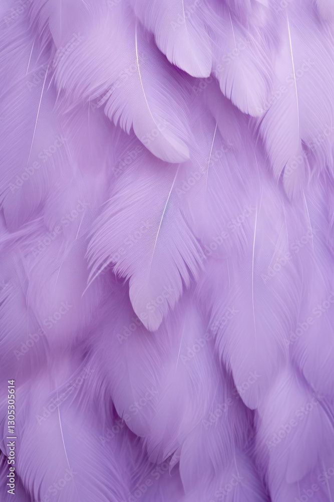 Fototapeta premium Soft purple feather texture creates delicate and elegant appearance