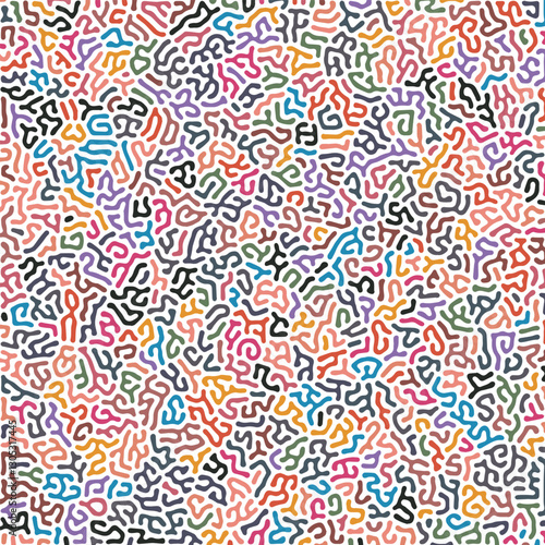 ABSTRACT PASTEL COLORFUL LINES TURING PATTERN ROUGH DESIGN REACTION DIFFUSION BACKGROUND VECTOR GOOD FOR WALLPAPER, COVER,POSTER 