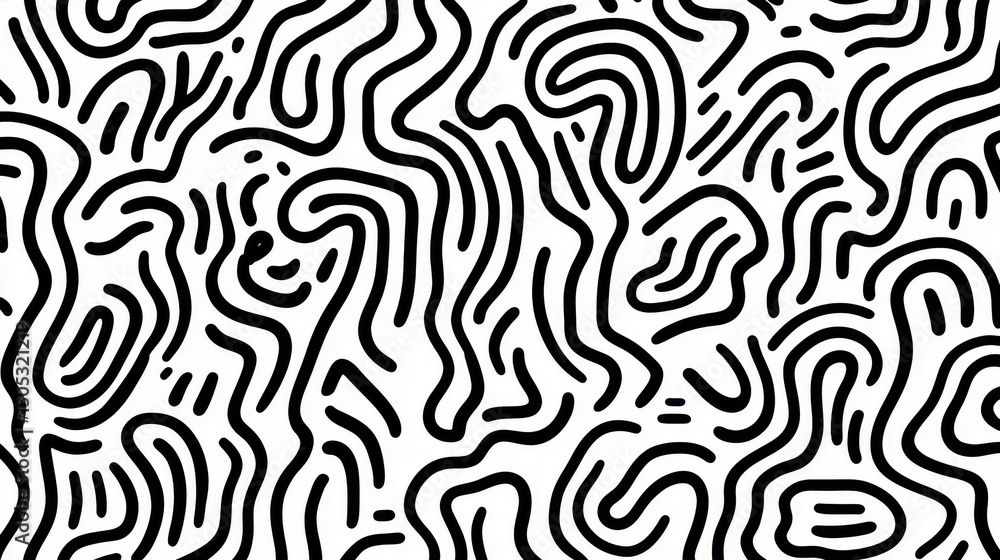 A black and white image of a pattern of lines A black and white image of a pattern of lines