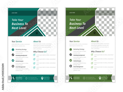  Modern Corporate business flyer template design, digital marketing agency flyer design, a bundle of 2 flayer templates design , And editable vector design.
