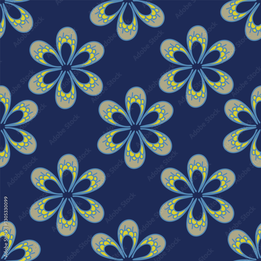 Exotic hand drawn flowers, seamless patterns with floral for fabric, textiles, clothing, wrapping paper, cover, banner, home decor, abstract backgrounds. Vector illustration. Exotic hand drawn flowers, seamless patterns with floral for fabric, textiles, clothing, wrapping paper, cover, banner, home decor, abstract backgrounds. Vector illustration.