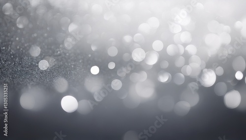 gray bokeh background with soft blurred lights creating an abstract natural atmosphere ideal for design and artistic purposes