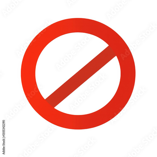 Free Download Red Prohibition Sign - GFXLoad