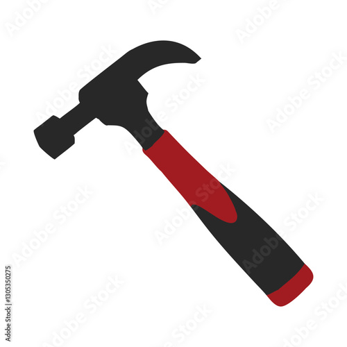 hammer on white background