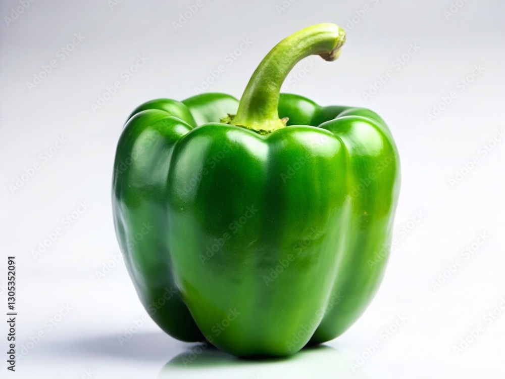Fresh Green Bell Peppers Harvest - Vibrant Vegetables Stock Photo Fresh Green Bell Peppers Harvest - Vibrant Vegetables Stock Photo