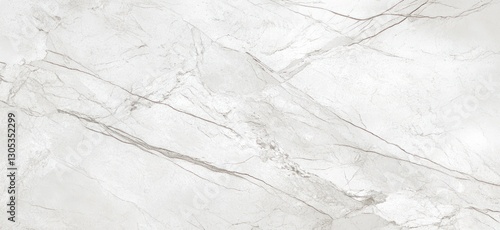 Elegant White Marble Texture with Gray Veins for Interior Design