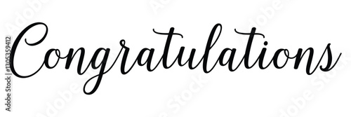 Congratulations calligraphy