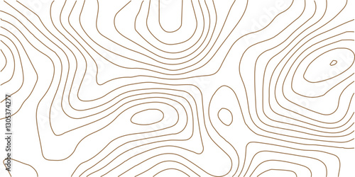 Abstract Topographic Pattern Banner Background, geographic line map with elevation assignments. Modern design background with wavy pattern. Paper texture Imitation of a geographical map shades.