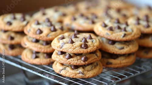 Wallpaper Mural Deliciously soft and chewy chocolate chip cookies  a classic treat for all occasions Torontodigital.ca