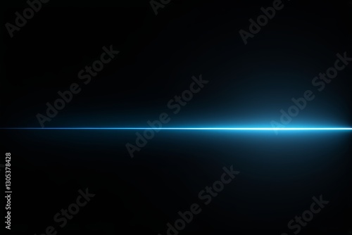 a close up of a black background with a blue light