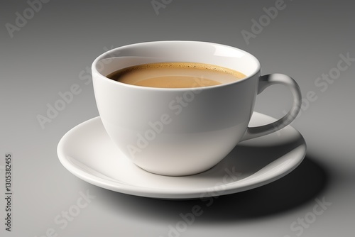 Wallpaper Mural there is a cup of coffee on a saucer on a table Torontodigital.ca