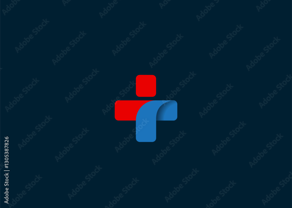 Obraz premium plus vector medical health template illustration icon