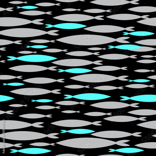 religious fish print of the chosen pattern