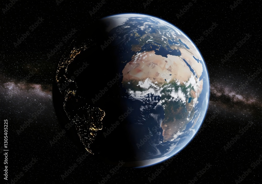 Obraz premium earth in space illustration