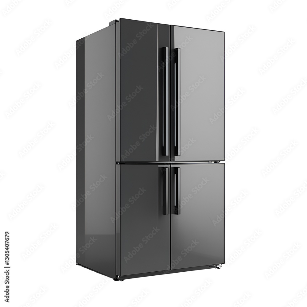 Modern Black FourDoor Refrigerator Kitchen Appliance Design Modern Black FourDoor Refrigerator Kitchen Appliance Design