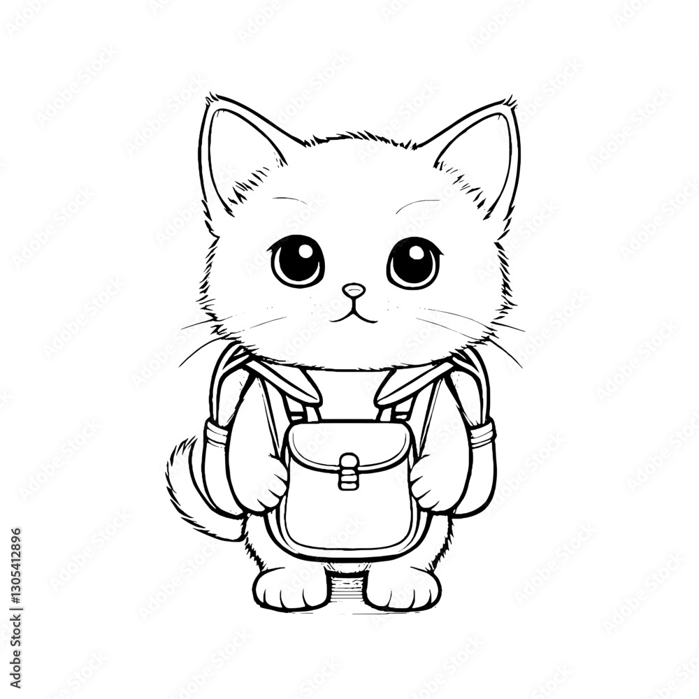 Cat Sitting in Teacup Minimal Outline Design Svg Cat Sitting in Teacup Minimal Outline Design Svg