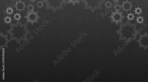 Floral background banner design | Multiple shape geometric elegant greeting background with star shape for presentation, futuristic, flyer, texture, decoration with violet colour