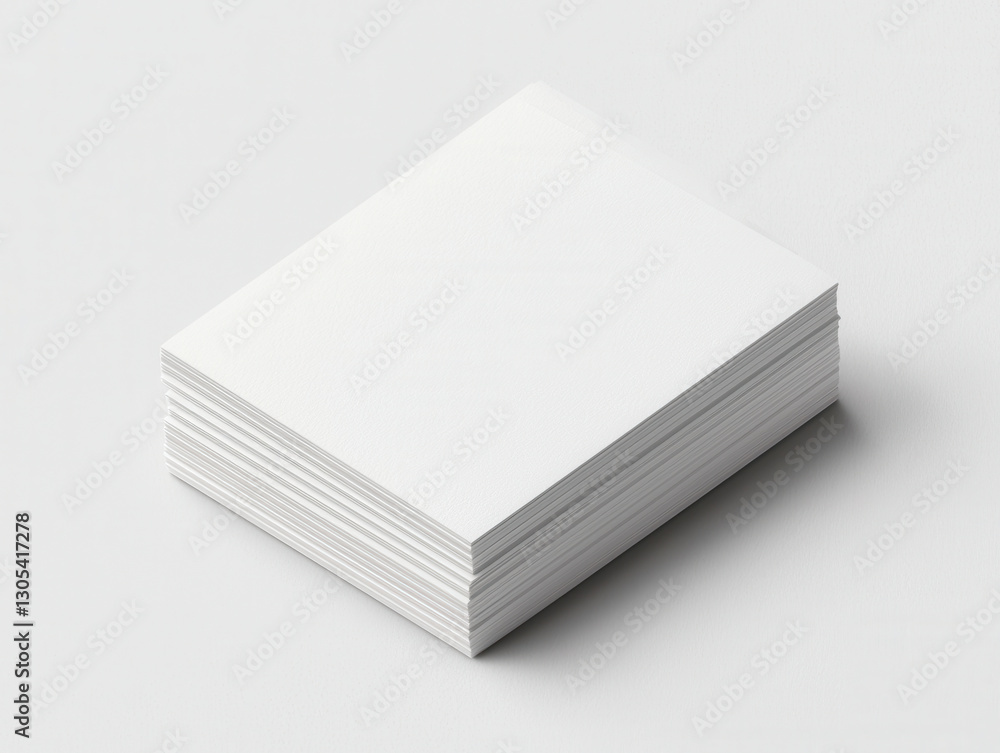 stack of blank business cards on clean surface, showcasing minimalist design. high detail layout emphasizes texture and quality of paper, perfect for professional use stack of blank business cards on clean surface, showcasing minimalist design. high detail layout emphasizes texture and quality of paper, perfect for professional use
