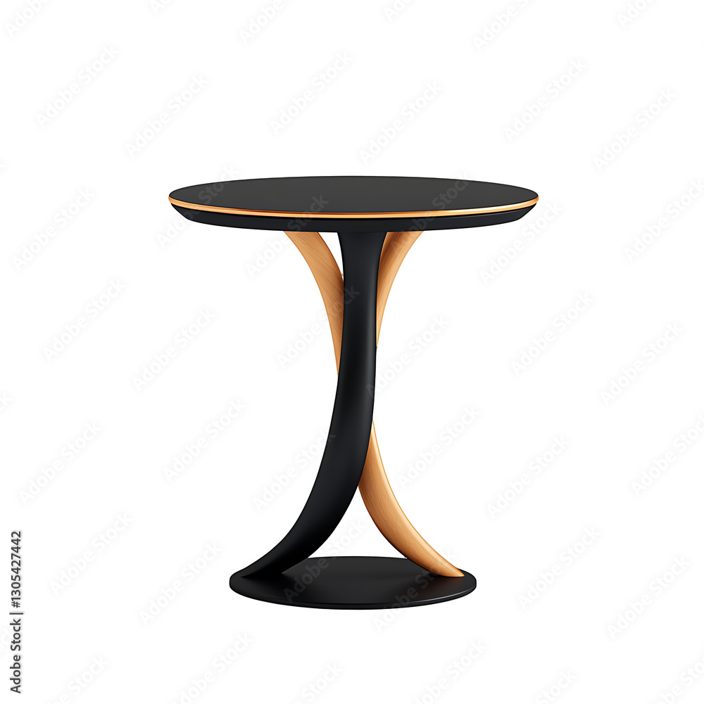 luxury circular side table 3D render luxury circular side table 3D render