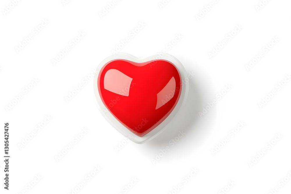 3d red glossy heart isolated on white background
3d red glossy heart isolated on white background