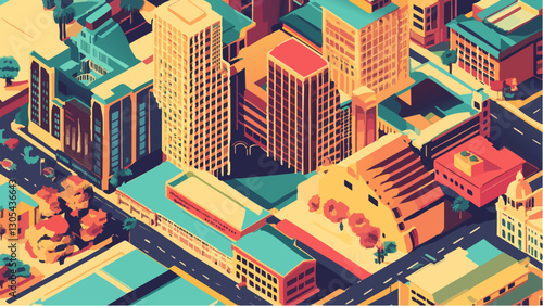 Exploring San Jose’s Cityscape Through Isometric Art