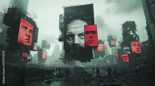 Orwell2025: A dystopian world with surveillance all around us