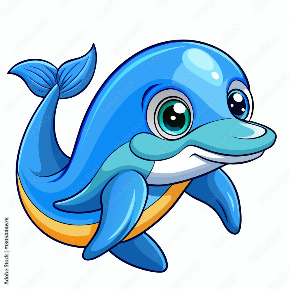 Obraz premium Cute dolphin