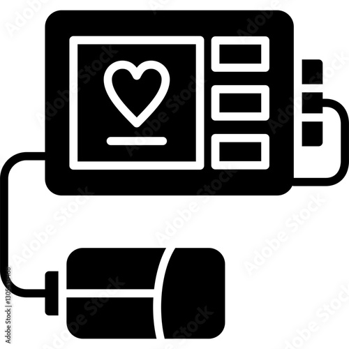 Tonometer Icon Vector Element